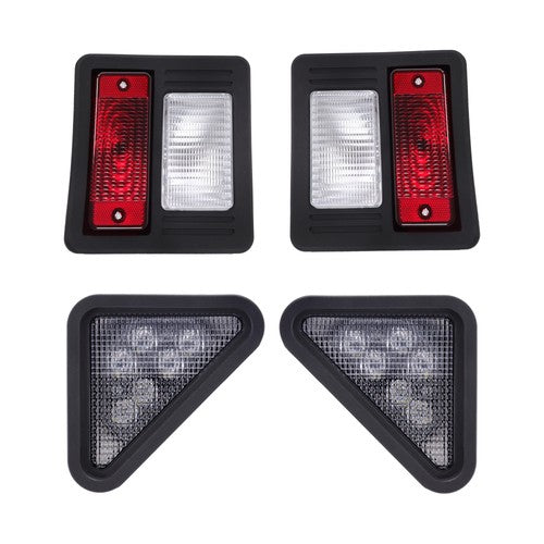 Solid Spare Front LED & Standard Rear Light Kit For Bobcat S150 S175 S250 S300 Compatible