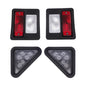 Solid Spare Front LED & Standard Rear Light Kit For Bobcat S150 S175 S250 S300 Compatible