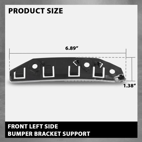 Solid Spare Fit For 17-20 Tesla Model 3 Front Bumper Bracket Retainer Left Driver Side