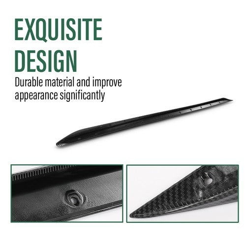 Solid Spare Fit For 2019-2023 BMW 3 Series G20 330i M Sport Side Skirts Body Kit Carbon Look