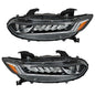 Solid Spare Left&Right Side Headlights W/LED DRL For Honda Accord 2018-2019 20 Halogen Clear