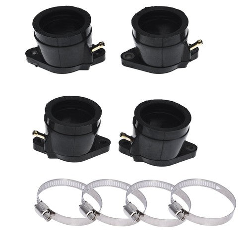 Solid Spare 4× Carburetor Intake Manifold Boot For Yamaha YZF600R Thundercat 1995-2007