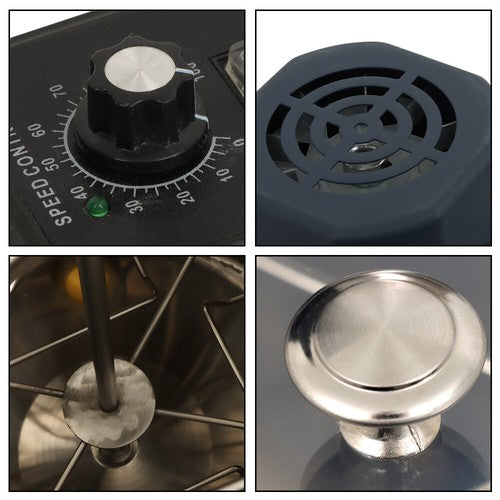 Solid Spare 1300RPM Electric Honey Extractor Beekeeping Equipment Stainless Steel 2/4 Frames
