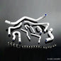 Solid Spare Silicone Radiator Hose Kit Fit For 92-00 Honda Civic D15 D16 SOHC EG/EK White