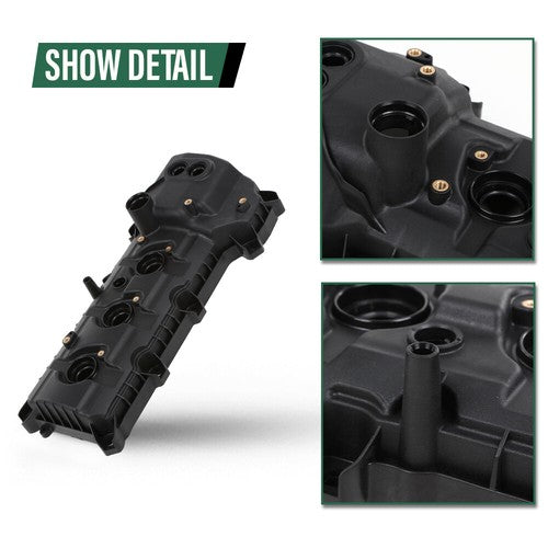 Solid Spare Engine Valve Cover w/ Gasket Fit For Ford Explorer F-150 Taurus 3.5L 3.7L DOHC
