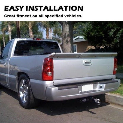 Solid Spare Tailgate Intimidator Spoiler Wing Fit For 99-06 Chevy Silverado GMC Sierra 1500