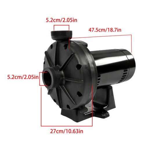 Solid Spare W36060 3/4 HP Booster Pump Motor for Pressure Side Pool Cleaners 115V/230V