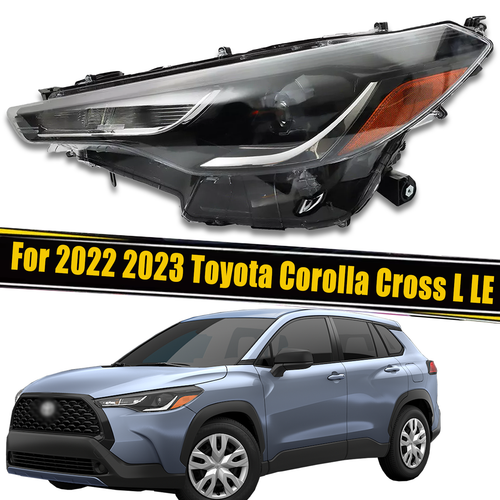 Headlight Headlamp LED Fit Toyota Corolla Cross L/LE 2022 2023 Left Driver Side
