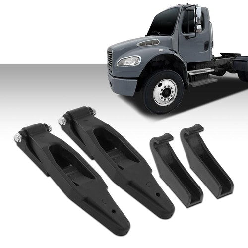 Solid Spare Hood Latch Kit Fit For Freightliner FL 50 70 80 106 112 Trucks 6808800160 Pair
