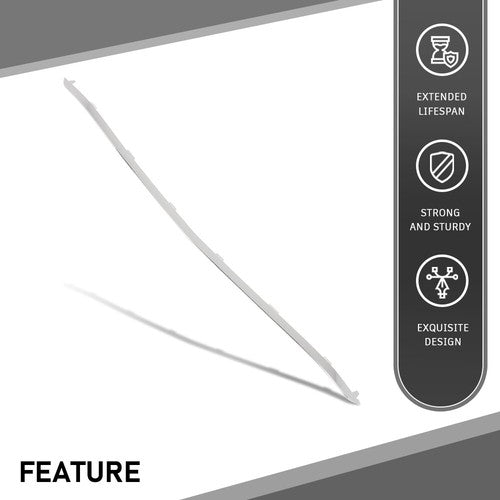 Solid Spare Front Bumper Lower Trim Silver Fit For 2015-2018 Mercedes Benz C300 2058853123