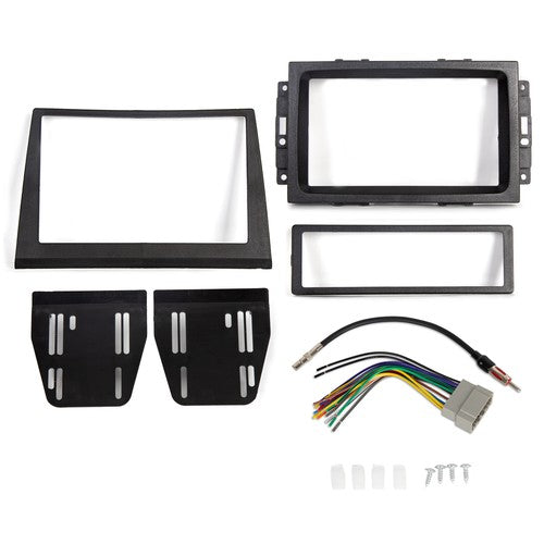 Solid Spare Center dashboard cover Double Din Dash Radio Stereo FOR Jeep Commander 06-07