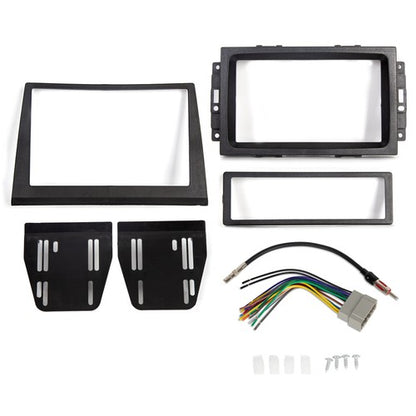 Solid Spare Center dashboard cover Double Din Dash Radio Stereo FOR Jeep Commander 06-07