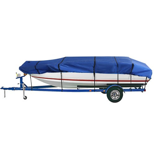 Solid Spare 12ft Boat Cover - Waterproof Heavy Duty Towing Jon Boat Cover Blue 600D New