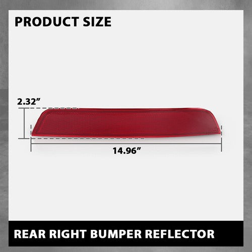 Solid Spare Rear Right Bumper Reflector For Mercedes Benz GL350 GL450 GL500 GL550 GL63 AMG