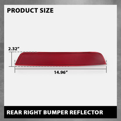 Solid Spare Rear Right Bumper Reflector For Mercedes Benz GL350 GL450 GL500 GL550 GL63 AMG
