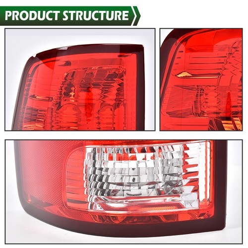 Solid Spare Fit For 2009-2018 Dodge Ram 1500 2500 3500 Tail Lights Lamps Left+Right