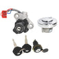 Solid Spare For Yamaha V-STAR 650 1100 1999-2016 Ignition Switch Fuel Cap Seat Lock Keys