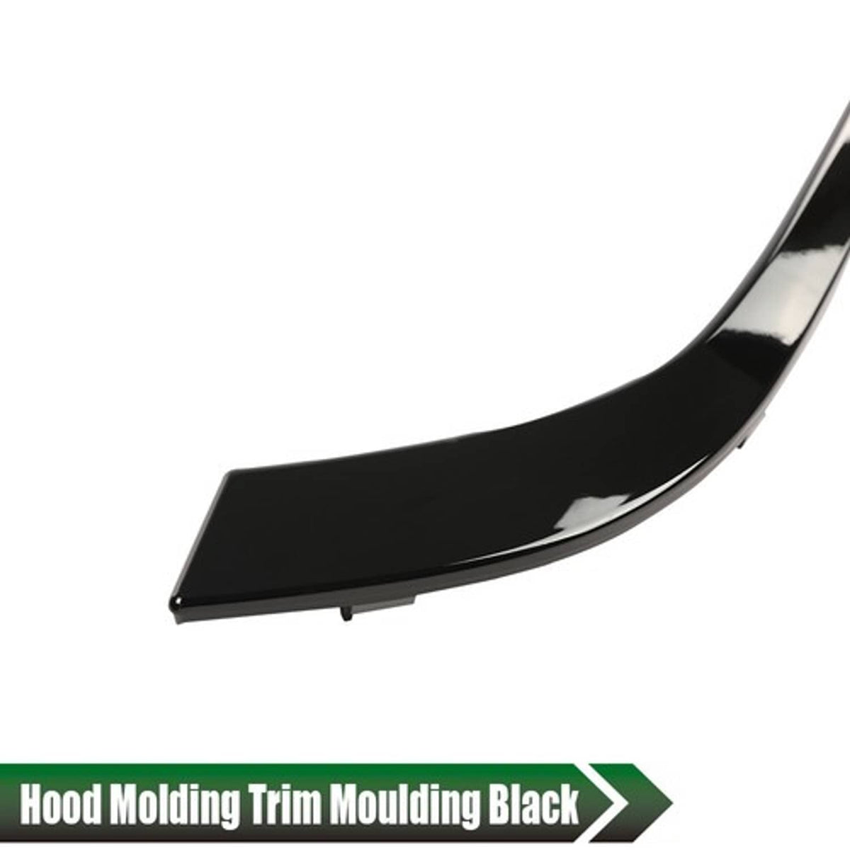 Solid Spare Fit For 2007-2015 Mini Cooper R55 R56 R58 R59 Black Grille Hood Molding Trim