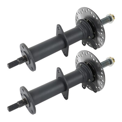 Solid Spare 40 Inch Rear Axle Kit with 4 Stud Hub Fit For 7 Inch and 8 Inch wheels