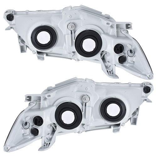 Solid Spare Driver + Passenger Side Headlight Projector Headlamps For Toyota Camry 2012-2014