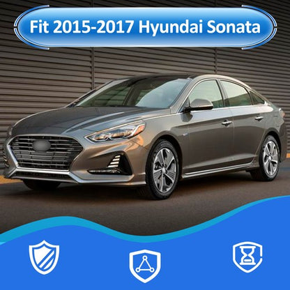 For 2015 2016 2017 Hyundai Sonata Front Fender Chrome Garnish Molding Trim Left