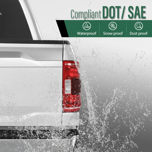 Solid Spare Fit For 2021-2023 Ford F-150 XLT w/ Blind Spot TaiL Light Brake Lamp Right Side