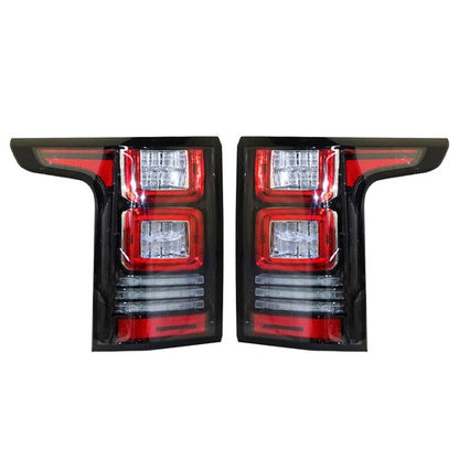 Solid Spare Red Driver&Passenger Rear Brake Tail Lights For 2013-2017 Land Rover Range Rover