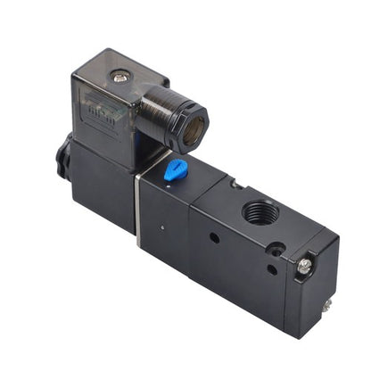 Solid Spare 1/4" 3 Way 2 Position Electric Solenoid Air Directional Control Valve 12V DC