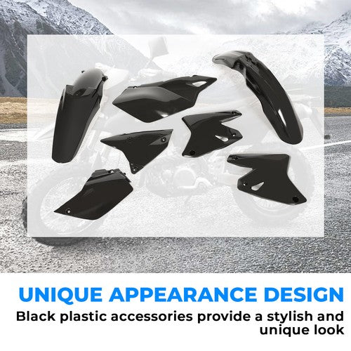 Solid Spare Black Plastic Fairing Bodywork Kit For Suzuki DRZ 400 DRZ400E DRZ400ES