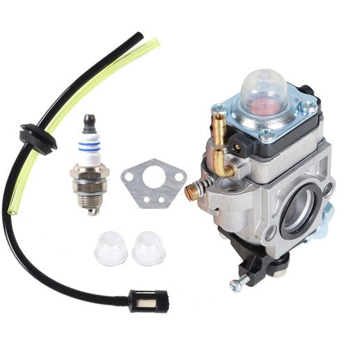 Solid Spare PCV43 Carburetor For Gas 2Cycle 43cc Powermate Tiller Motor Parts Fuel Line