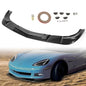 Solid Spare C6 ZR1 Style For 2005-2013 Corvette Base Models Carbon Look Front Splitter Lip