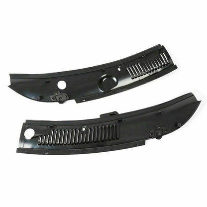 Solid Spare Windshield Wiper Improved Cowl Panel Vent Grille Hood For 1999-2004 Ford Mustang