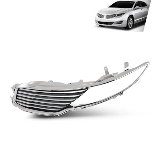 Solid Spare Front Bumper Upper Grille Grill Left Fit For 2013-2016 Lincoln MKZ DP5Z8201BA