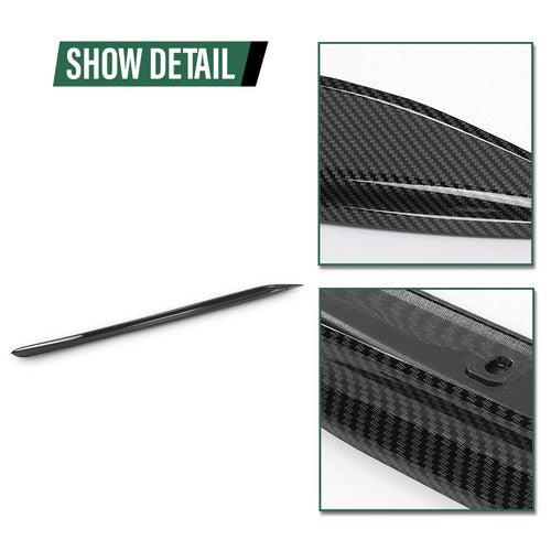 Solid Spare Fit For 2019-2023 BMW 3 Series G20 330i M Sport Side Skirts Body Kit Carbon Look