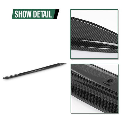 Solid Spare Fit For 2019-2023 BMW 3 Series G20 330i M Sport Side Skirts Body Kit Carbon Look