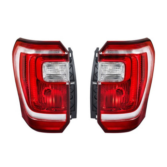 Solid Spare Clear&Red Tail Lights For Ford Expedition 2018-2021 Right+Left Side Halogen Type