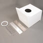 Solid Spare White 20" Outboard Single Engine Bracket For Boat Universal