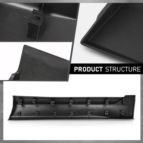 Solid Spare Fit For 2015-2023 Ford Edge Front Left Door Molding And Beltlines FT4Z5820879AA