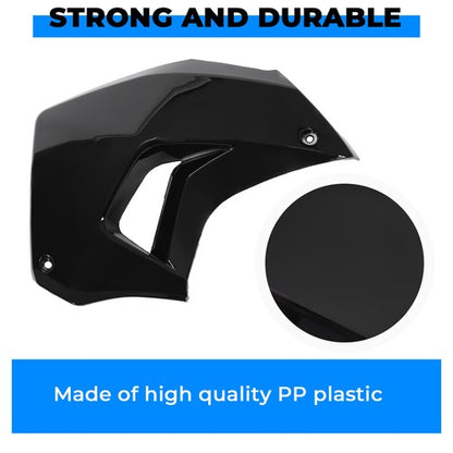 Solid Spare Left Radiator Shrouds Painted Black For Kawasaki KLR650 08-18 KLR650 Camo 16-18