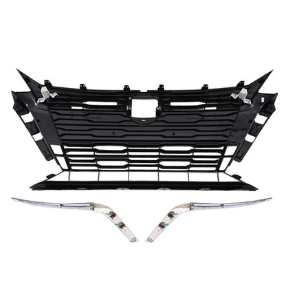 For 2023-2024 Nissan Altima SV Front Bumper Upper Grille & Grille Chrome Molding