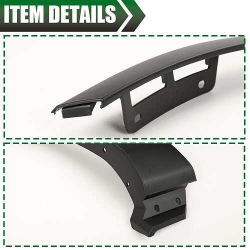 Solid Spare Fit For 11-15 Ford Explorer Front Fender Flare Wheel Arch Molding Left+Right