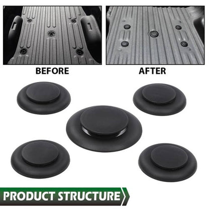 Solid Spare Fit For 11-23 Super Duty Ford 5th Wheel Hitch Puck Cover Plug Trim Ring Kit New