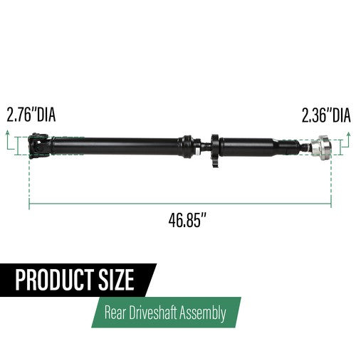 Solid Spare Fit For 2006-2013 Land Rover Range Rover Sport Rear Driveshaft Assembly LR037028