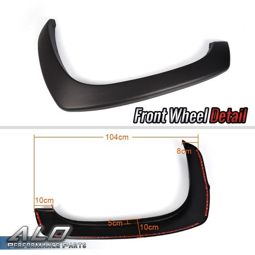 Solid Spare 4pcs Factory Style Fender Flares Fit For 1999-2007 Chevy Silverado GMC Sierra