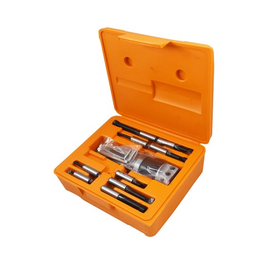 Solid Spare 9 Pcs 1/2" Carbide Boring Bar Set 2" Boring Head R8 Shank For Bridgeport Milling