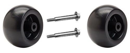 Solid Spare (2) DECK WHEELs and (2) Bolts for John Deere AM116299 M111489