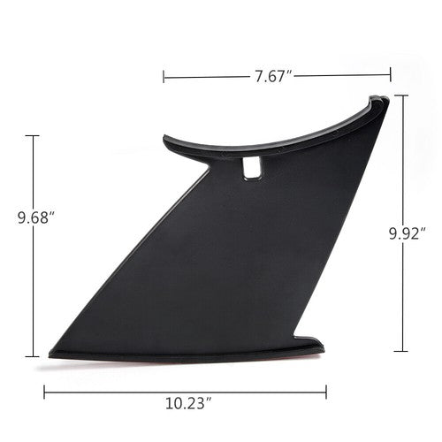 Solid Spare 2Pcs Wing Spoiler Stiffi Support Stabilizer Fit For 11-14 Subaru WRX STi Sedan