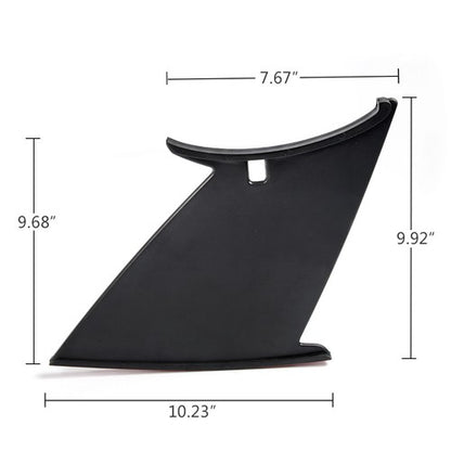 Solid Spare 2Pcs Wing Spoiler Stiffi Support Stabilizer Fit For 11-14 Subaru WRX STi Sedan