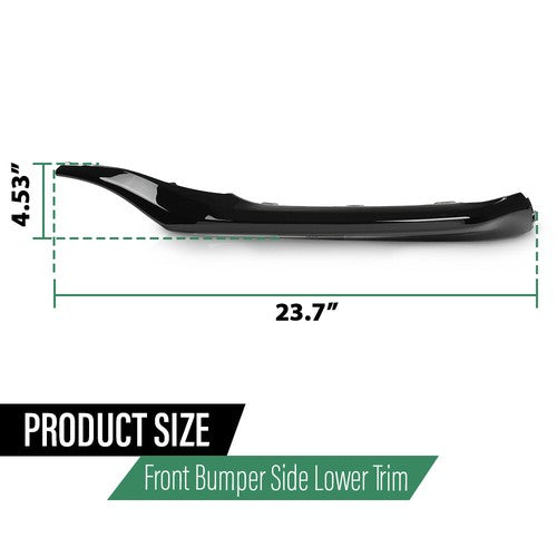Solid Spare Front Bumper Lower Trim Molding Fit For 2021-2023 Toyota Camry XSE SE Left+Right