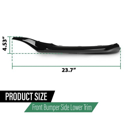 Solid Spare Front Bumper Lower Trim Molding Fit For 2021-2023 Toyota Camry XSE SE Left+Right